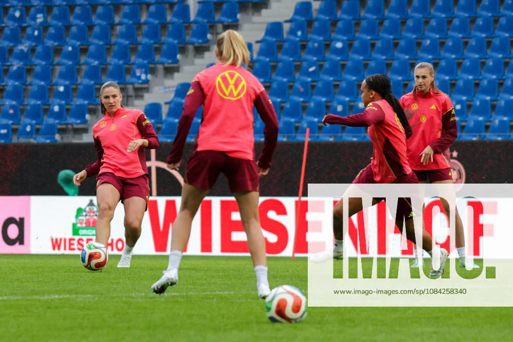 DFB Soccer Media Events, German Women s National Team Press Conference and Final Training Session, featuring Melissa Kössler, German Women s National Team, Karlsruhe