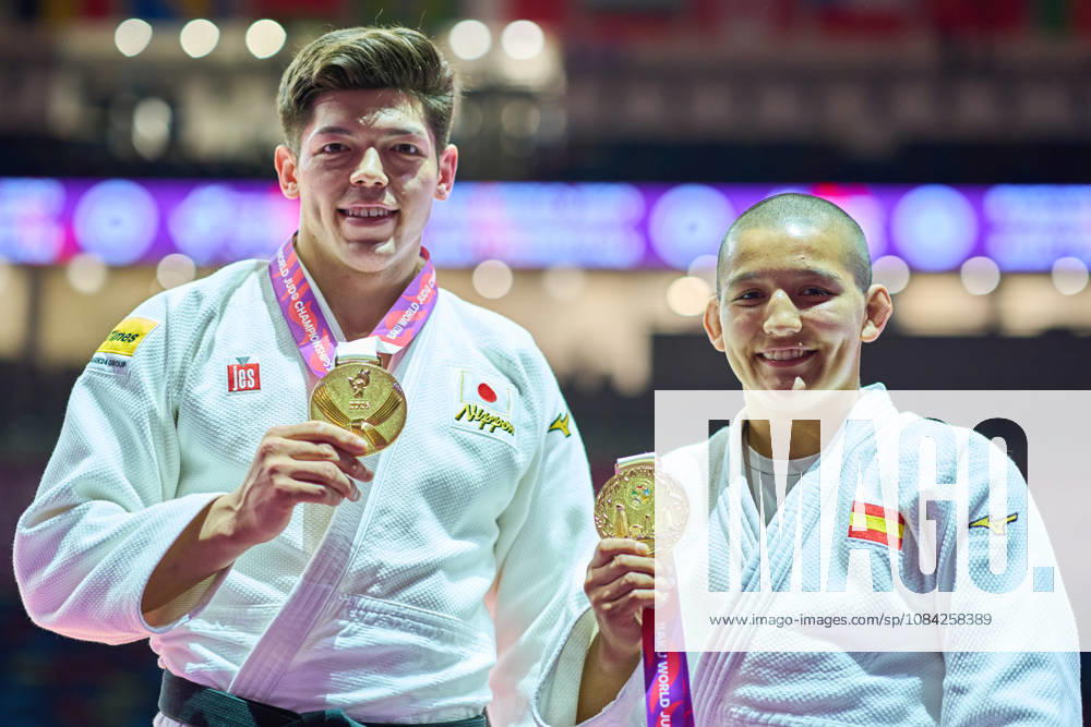 (L-R) Sanshiro Murao (JPN), Tsunoda Roustant Ai (ESP), OCTOBER 8, 2026 -Judo : World Judo Championships BAKU2026 at National Gymnastics Arena in Baku, Azerbaijan. aflo_354330850 KenxAsakurax