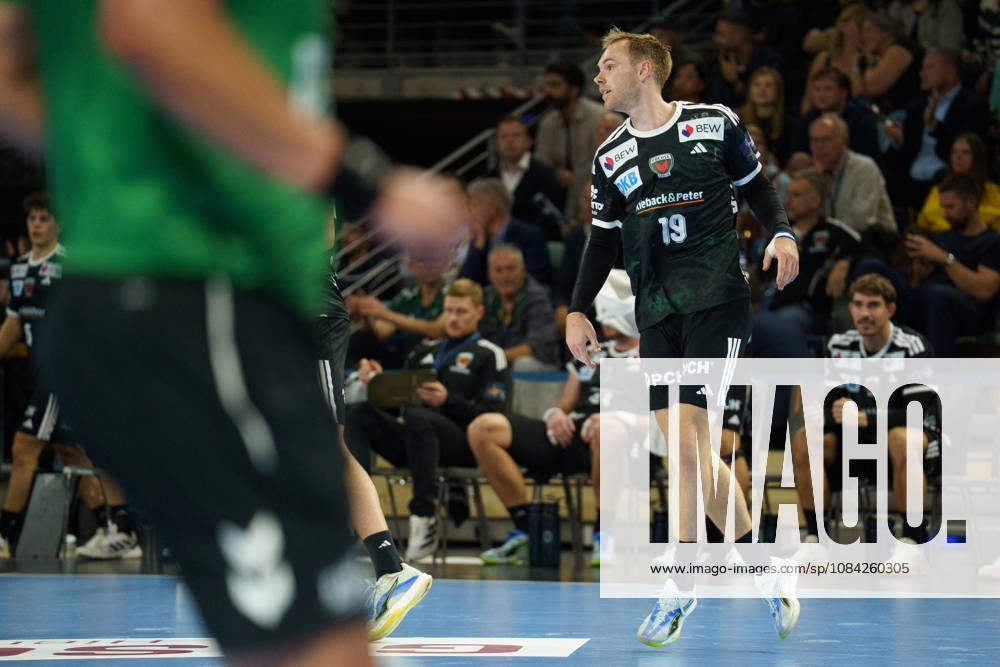 Pictured: Mathias Gidsel, Füchse Berlin, August 10, 2026, Füchse Berlin vs. FC Porto, EHF Handball Champions League, 2026–27 season, Max Schmeling Halle