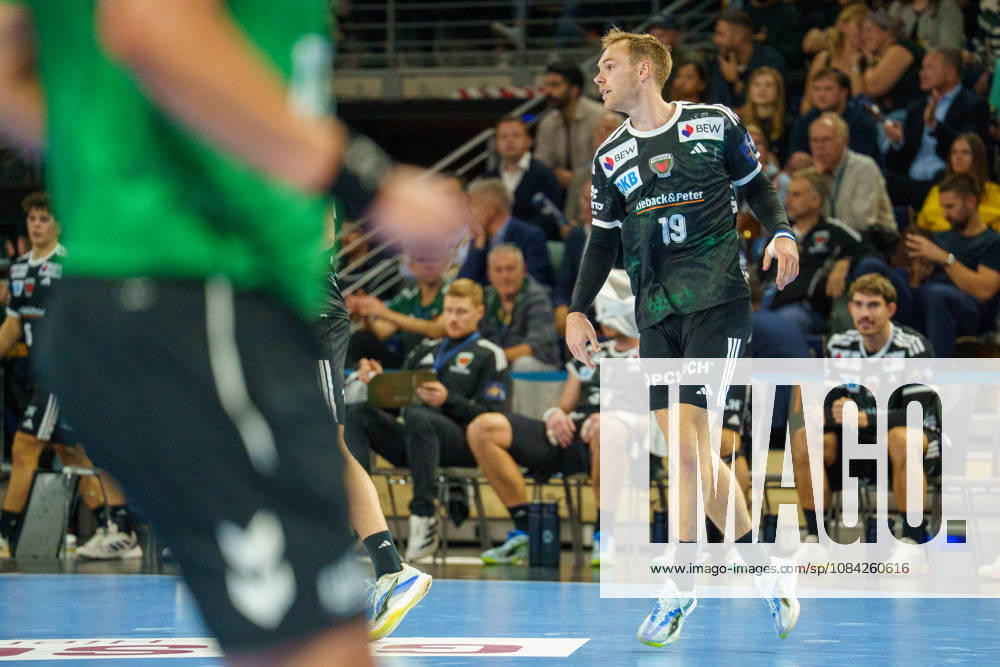 Pictured: Mathias Gidsel, Füchse Berlin, August 10, 2026, Füchse Berlin vs. FC Porto, EHF Handball Champions League, 2026–27 season, Max Schmeling Halle