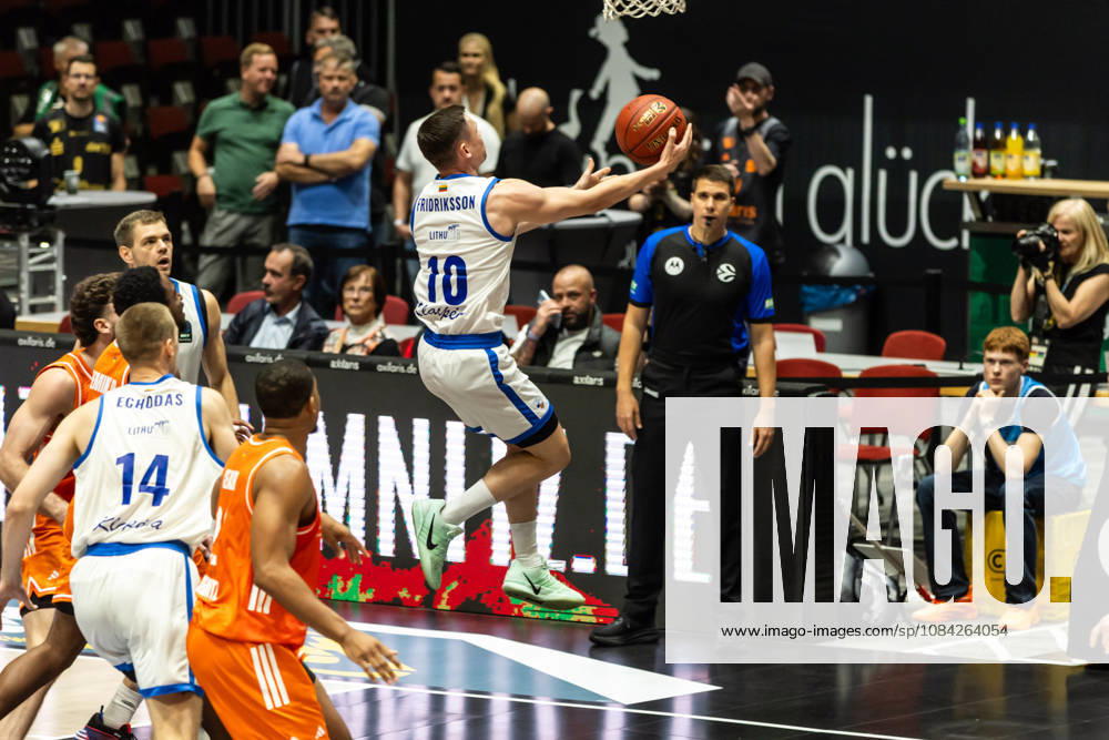 GER, BKT Eurocup, Basketball, Chemnitz, Niners Chemnitz vs. Neptunas Klaipeda, Elvar Fridriksson (Neptunas Klaipeda), 10 Chemnitz Messe, Chemnitz, Saxony, Germany