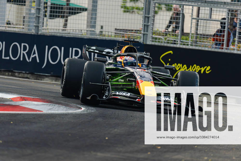 Formula 1 Singapore Grand Prix - FP1 MAX VERSTAPPEN (NED) of Oracle Red Bull Racing FP1 on FRIDAY during the 2026 FORMULA 1 SINGAPORE AIRLINES SINGAPORE GRAND PRIX 2026 at MARINA BAY STREET CIRCUIT SINGAPORE on October 9, 2026. Photo by Tan Jun Da ABACAPRESS.COM Marina Bay Singapore