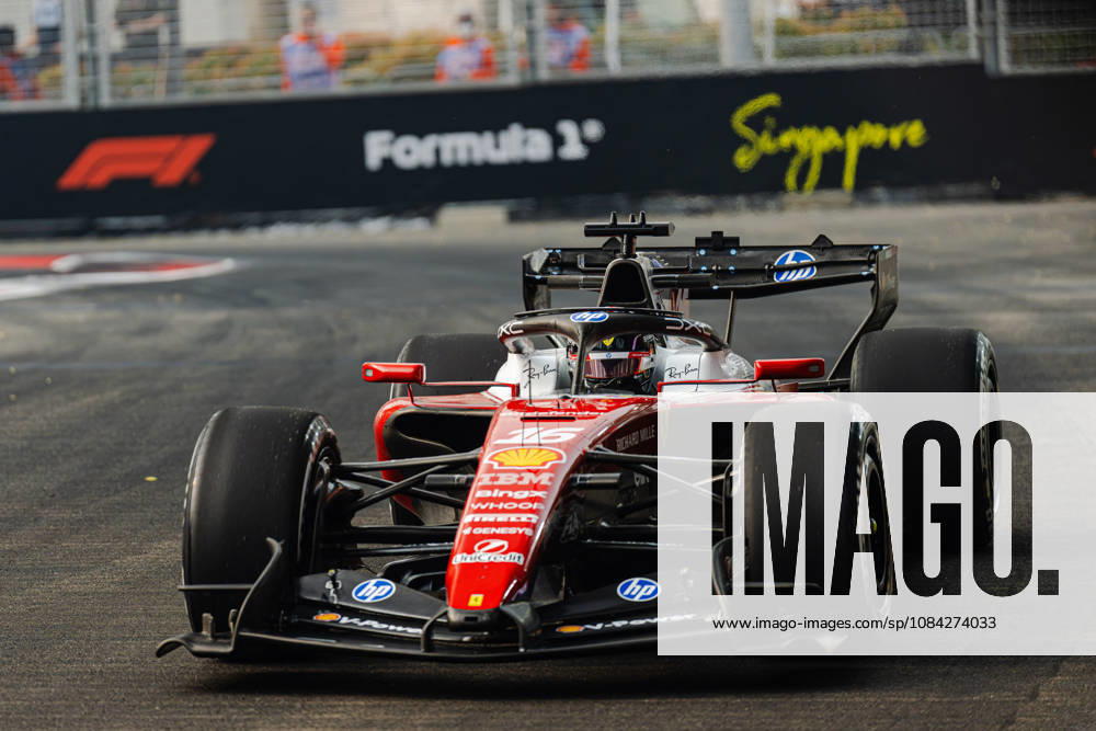 Formula 1 Singapore Grand Prix - FP1 CHARLES LECLERC (MON) of Scuderia Ferrari HP FP1 on FRIDAY during the 2026 FORMULA 1 SINGAPORE AIRLINES SINGAPORE GRAND PRIX 2026 at MARINA BAY STREET CIRCUIT SINGAPORE on October 9, 2026. Photo by Tan Jun Da ABACAPRESS.COM Marina Bay Singapore