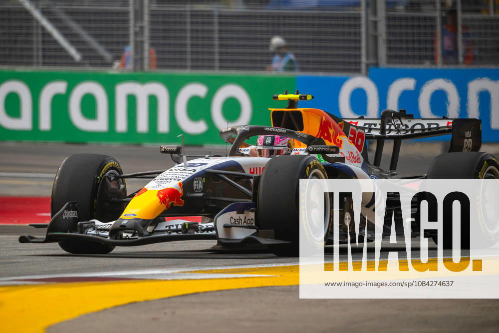 9th October 2026; Marina Bay, Singapore; Formula 1, Singapore Grand Prix, Free Practice and Sprint Qualifying Day; Liam Lawson (30) of New Zealand and Visa Cash App Racing Bulls Formula One Team DavidxAsh