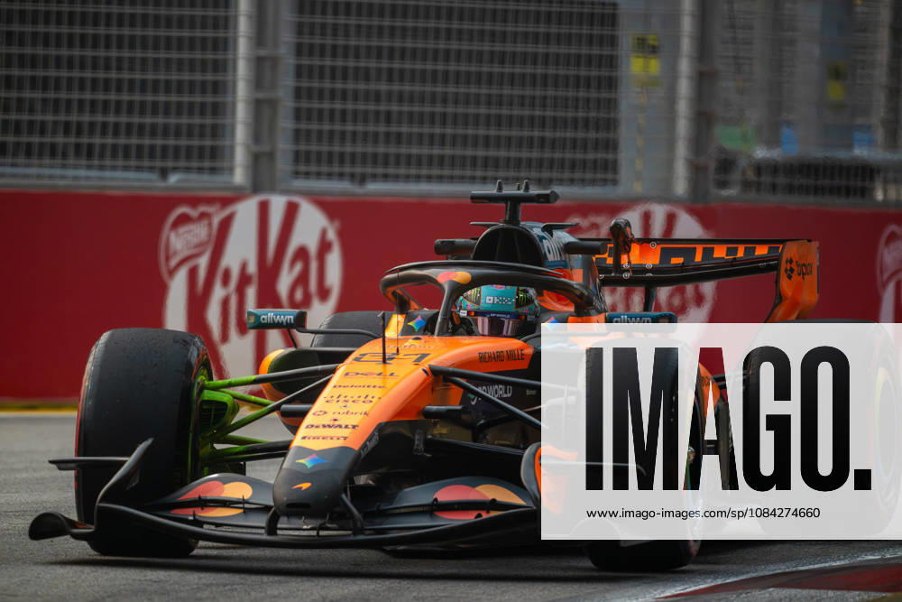 9th October 2026; Marina Bay, Singapore; Formula 1, Singapore Grand Prix, Free Practice and Sprint Qualifying Day; Oscar Piastri (81) of Australia and McLaren Mastercard F1 Team DavidxAsh