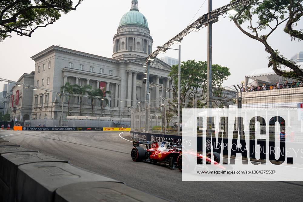 Charles Leclerc (MCO) (Scuderia Ferrari HP) during free practice 1 of the Formula 1 Singapore Grand Prix 2026 at the Marina Bay Street Circuit. F1 2026: (Free Practice 1) Singapore Grand Prix In Singapore, Singapore - 09 Oct 2026 - ZUMAs197 20261009_aaa_s197_054