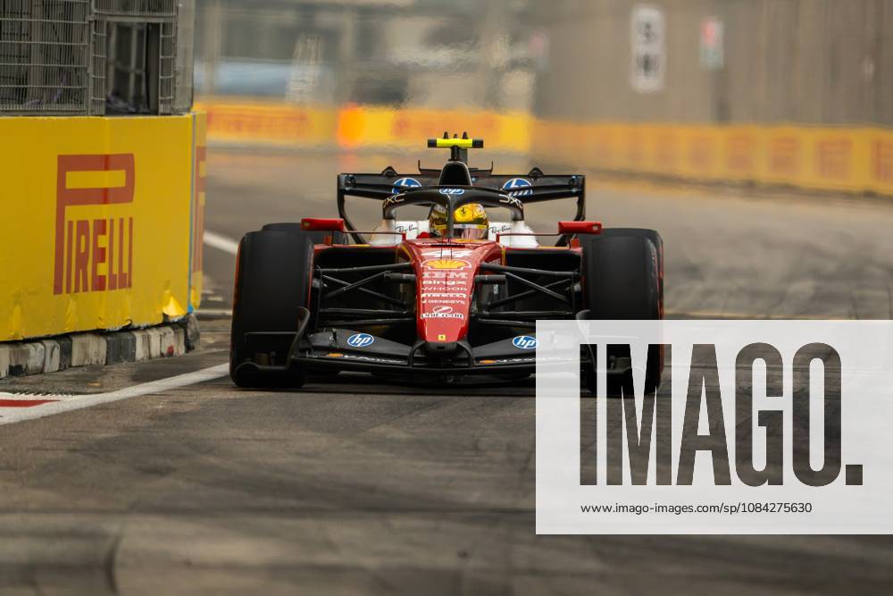 Charles Leclerc (MCO) (Scuderia Ferrari HP) during free practice 1 of the Formula 1 Singapore Grand Prix 2026 at the Marina Bay Street Circuit. F1 2026: (Free Practice 1) Singapore Grand Prix In Singapore, Singapore - 09 Oct 2026 - ZUMAs197 20261009_aaa_s197_077