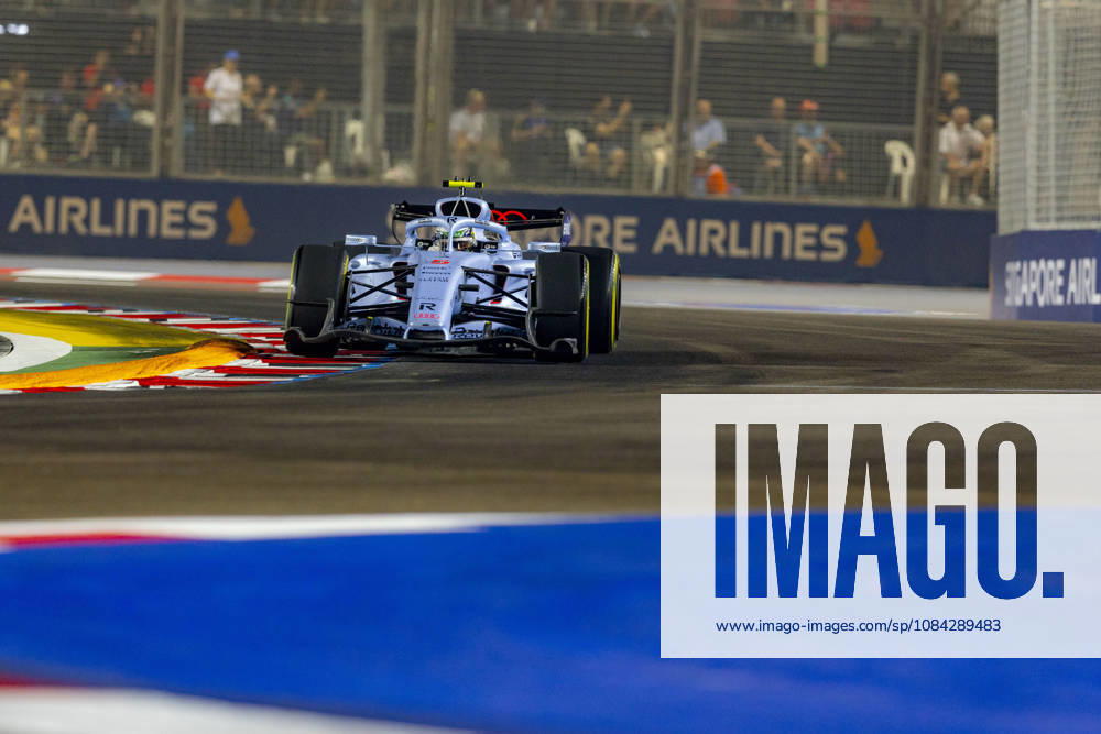 9th October 2026; Marina Bay, Singapore; Formula 1, Singapore Grand Prix, Free Practice and Sprint Qualifying Day; Gabriel Bortoleto (5) of Brazil and Audi Revolut F1 Team during qualifying StephenxBlackberry