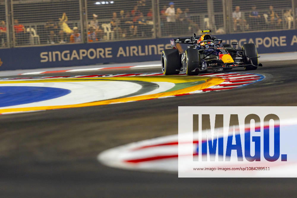9th October 2026; Marina Bay, Singapore; Formula 1, Singapore Grand Prix, Free Practice and Sprint Qualifying Day; Isack Hadjar (6) of France and Oracle Red Bull Racing during qualifying StephenxBlackberry