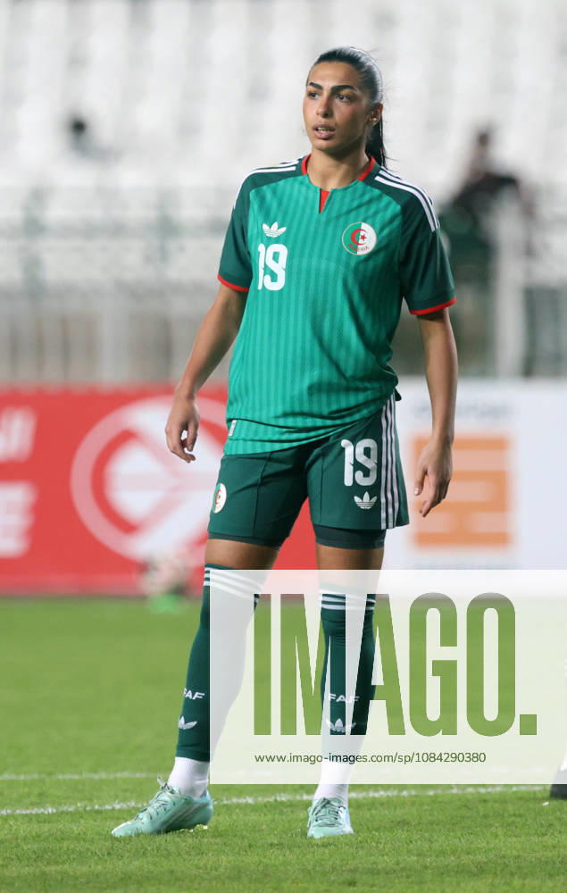 Algerie vs Republique centrafricaine feminine (Qualifications JO Bahlouli Nesrine Jamila Joueuse d Algerie reagit, lors du match Algerie contre Republique centrafricaine feminine, Qualifications JO Los Angeles 2028, au Stade de 5 Juillet a Alger, en Algerie, le 09 Octobre 2026 (Photo By Billel Bensalem APPImages) Alger Algerie