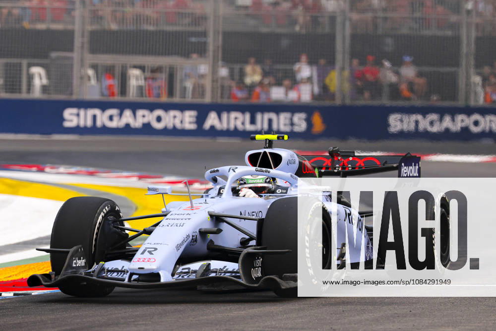 GABRIEL BORTOLETO of Audi Revolut F1 Team sets the 16th-fastest lap time during FP1 of the 2026 Formula 1 Singapore Grand Prix at Marina Bay Street Circuit in Singapore. Singapore Singapore - ZUMAh201 20261009_zsp_h201_020