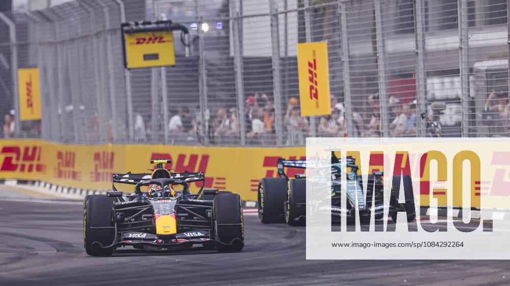 ISACK HADJAR of Oracle Red Bull Racing sets the eighth-fastest lap time during FP1 of the 2026 Formula 1 Singapore Grand Prix at Marina Bay Street Circuit in Singapore. Singapore Singapore - ZUMAh201 20261009_zsp_h201_026