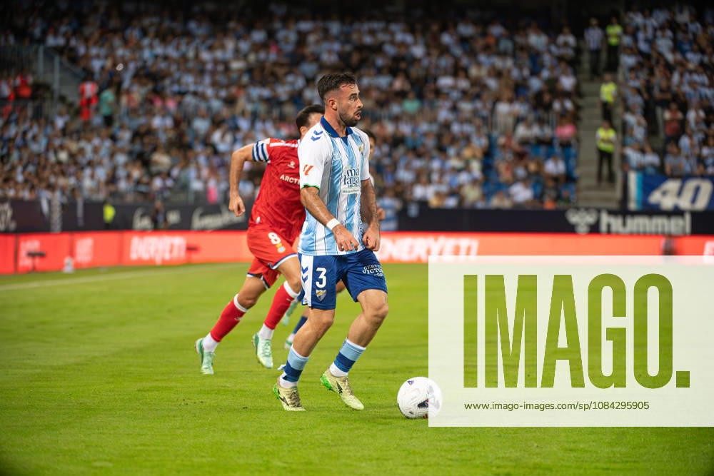 ESP: Malaga CF vs RCD Espanyol - La Liga Hypermotion MALAGA, SPAIN - OCTOBER 9: Carlos Puga of Malaga CF during the match between Malaga CF and RCD Espanyol of La Liga Hypermotion on October 9, 2026 at La Rosaleda Stadium in Malaga, Spain. (Photo by Samuel Carreno)