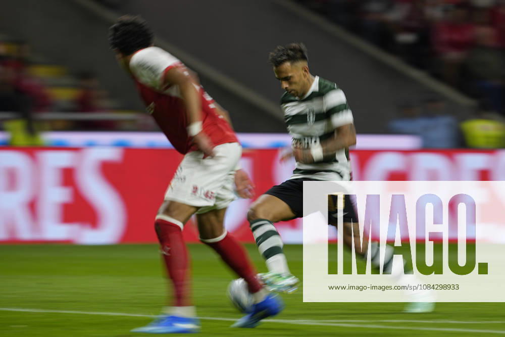 Rodrigo Zalazar of Sporting CP scores a goal during the match between SC Braga v Sporting CP at Estádio Municipal de Braga on October 9, 2026 in Braga, Portugal (Photo by Pedro Loureiro Sports Press Photo SPP)