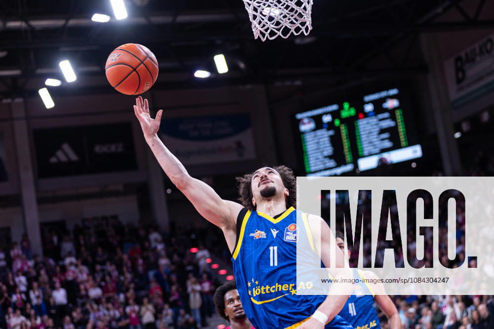 EasyCredit Basketball Bundesliga, Telekom Baskets Bonn vs. Science City Jena, October 9, 2026 Isaiah Moses of Science City Jena scores 11 points easyCredit Basketball Bundesliga, Telekom Baskets Bonn vs. Science City Jena, October 9, 2026, Telekom Dome Bonn