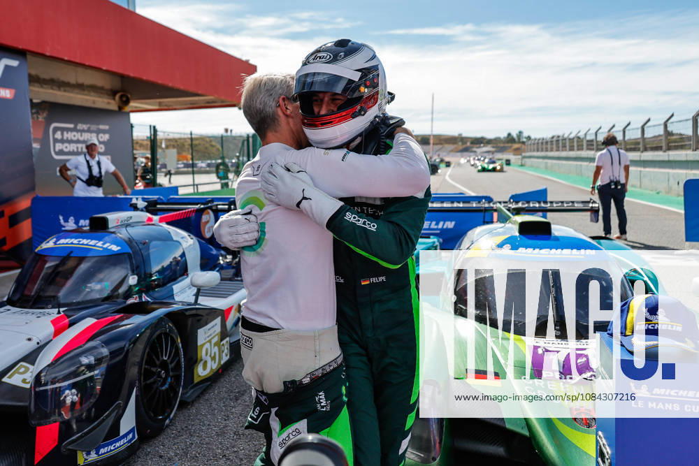 AUTO - MLC 2026 - PORTIMAO 71 AUST Stefan (ger), FERNANDEZ-LASER Felipe (ger), Rinaldi Racing, Ligier JS P325 - Toyota, LMP3 Pro Am, portrait podium, portrait celebration during the 6th round of the 2026 Michelin Le Mans Cup on the Autodromo Internacional do Algarve from October 8 to 10, 2026 in Portimao, Portugal - PortimaoPortugal