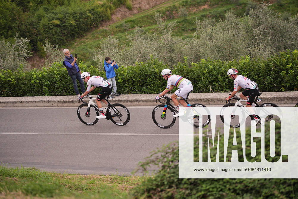 The pack riders climb during the 120th edition of the Il Lombardia, Tour of Lombardy cycling race, a 239 km one day race from Bergamo to Como on October 10, 2026, Italy.