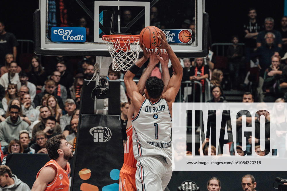 EasyCredit Basketball Bundesliga, Matchday 5, Niners Chemnitz vs. Bayern Munich, October 10, 2026, starting at 4:00 p.m., Chemnitz, Chemnitz Arena. In Photo 01: Oscar da Silva. easyCredit Basketball Bundesliga, Matchday 5, Niners Chemnitz vs. Bayern Munich, Chemnitz, Saxony, Germany
