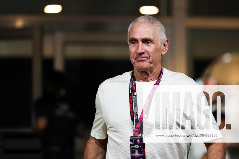 Mick Doohan MotoGP world champion at qualifying for F1 Grand Prix race of Singapore at Marina Bay Street Circuit on October 10, 2026 in Singapore, Singapore. (Photo by Qian Jun SPP-Paddocker)