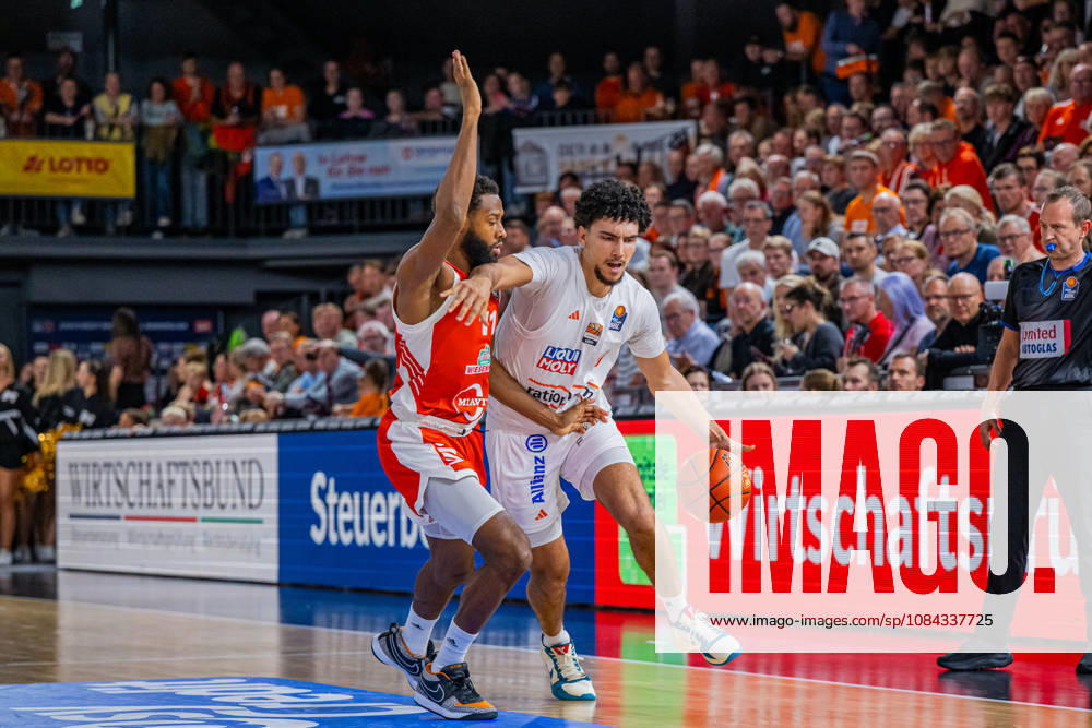 1st Basketball Bundesliga, easyCredit BBL, 2026–2027 Season, Men s Division, Regular Season, Matchday 5, October 10, 2026, RASTA Vechta vs. ratiopharm Ulm, Teo Milicic 4, ratiopharm Ulm in action, Vechta, RASTA Dome, Lower Saxony, Germany