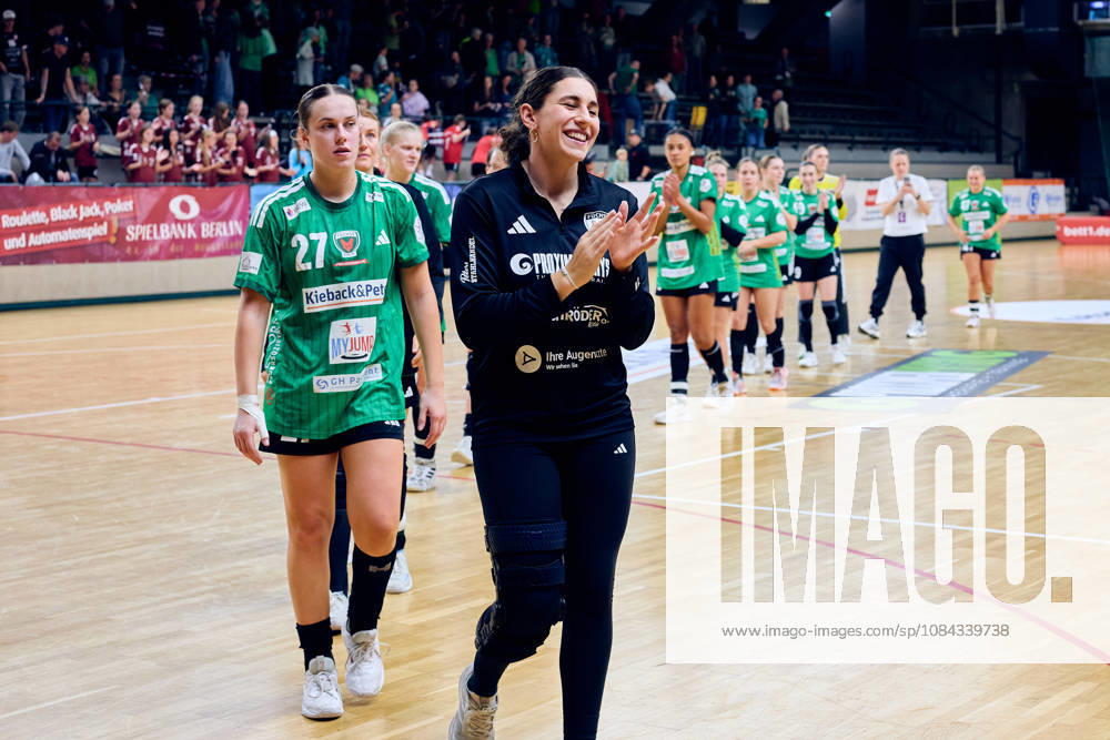 Fuechse Berlin celebrate a draw, GER, Women s Handball Bundesliga 2, Fuechse Berlin vs. SG Nürtingen-Zizishausen, 2026–27 season, Matchday 5, October 10, 2026, GER, Women’s Handball Bundesliga 2, Füchse Berlin vs. SG Nürtingen-Zizishausen, 2026–27 season, Matchday 5, October 10, 2026, Berlin