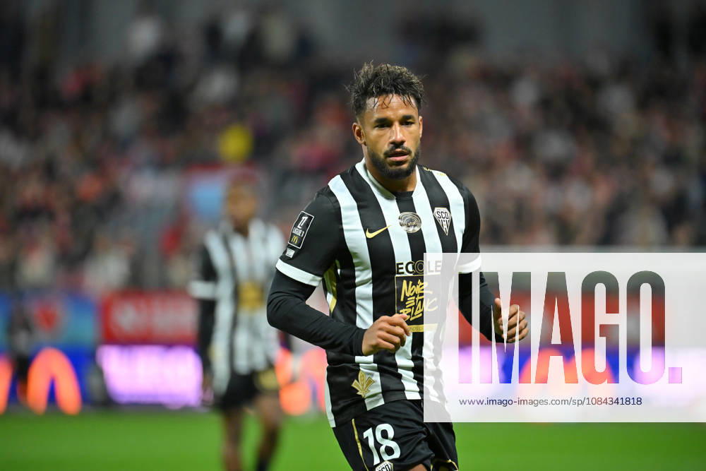 Stade Brestois 29 v Angers SCO - Ligue 1 McDonald s 2026 2027 Jim Allevinah of Angers during Ligue 1 McDonald s match between Brest and Angers at Stade Francis-Le Ble on October 10, 2026 in Brest, France. Brest France
