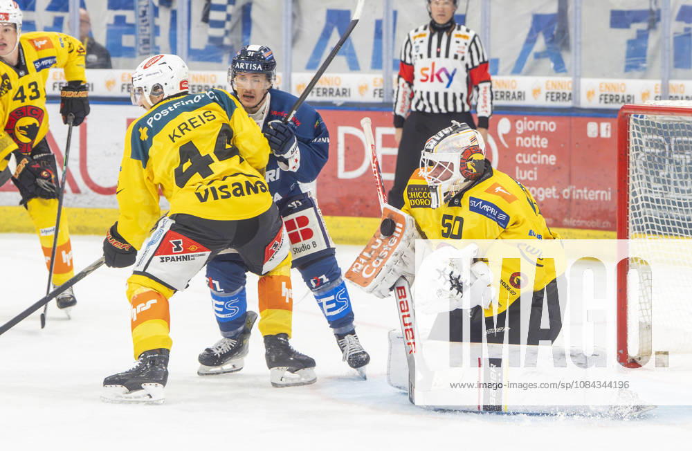 Quinto, Gottardo Arena, NL: HC Ambri Piotta vs. SC Bern; 50 saves by Bern goalkeeper Christof Von Burg despite 91 shots by Petr Kodytek; Ambri, Quinto, Gottardo Arena, Ticino, Switzerland