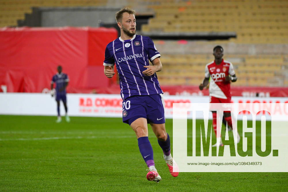 Casper Tengstedt (TFC) - Ligue 1 McDonald s match between AS Monaco and Toulouse Football Club on October 10, 2026 at the Louis II Stadium in Monaco.