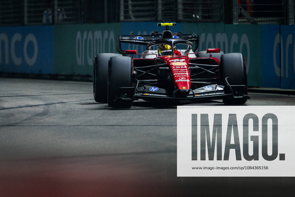 Marina Bay Street Circuit, Singapore, Singapore. 10.October.2026; Lewis Hamilton of Great Britain and Scuderia Ferrari HP during qualifying Formula One Singapore Grand Prix aflo_354967787 JayxHiranox