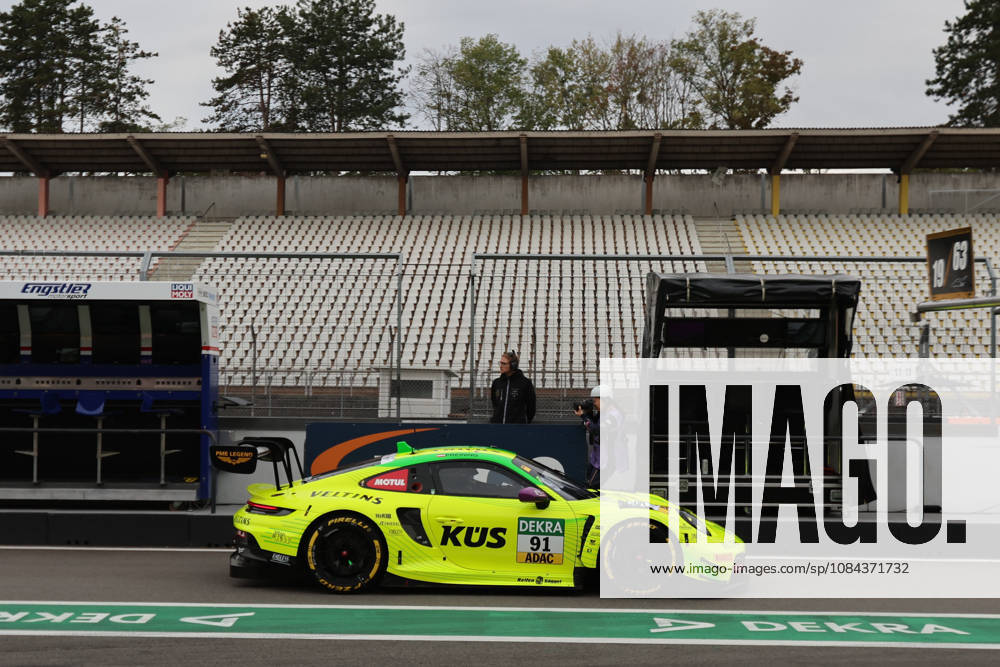 Hockenheim, Germany, October 9–11, 2026; DTM 2026 Season Finale at the Hockenheimring; Sunday, Qualifying 2; Pictured: Thomas Preining (GER) 91 in the pit lane at the Hockenheimring, Baden-Württemberg