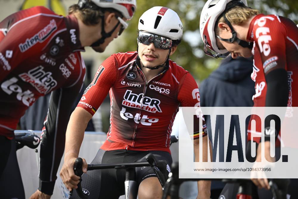 Paris Tours 2026 Cycling Race TOURS, FRANCE - OCTOBER 11 : De Lie Arnaud (BEL) of Lotto - Intermarche during the 120th edition of Paris Tours an UCI ProSeries 1.Pro one day cycling road race for Men Elite of 216.2 km with start in Chartres and finish in Tours on October 11, 2026 in Tours, France, 11 10 2026 ( Motordriver Guy De Vuyst - Tours France