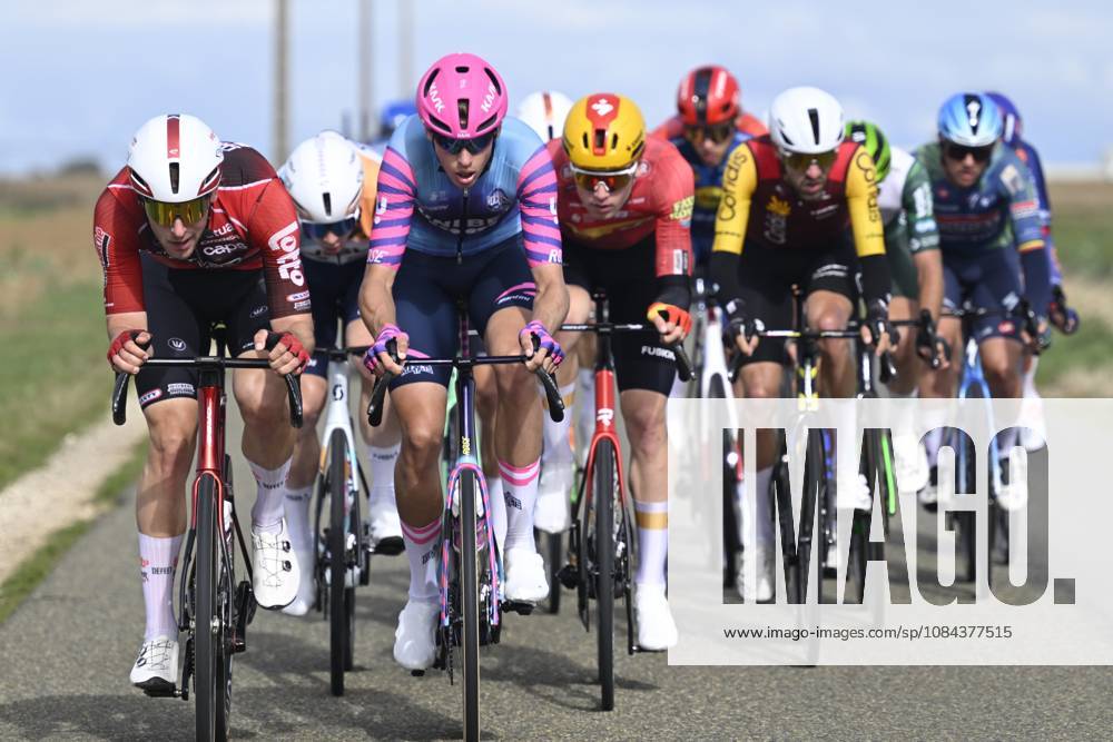 Paris Tours 2026 Cycling Race TOURS, FRANCE - OCTOBER 11 : Rutsch Jonas (GER) of Lotto - Intermarche , Rasenberg Martijn (NED) of Unibet Rose Rockets during the 120th edition of Paris Tours an UCI ProSeries 1.Pro one day cycling road race for Men Elite of 216.2 km with start in Chartres and finish in Tours on October 11, 2026 in Tours, France, 11 10 2026 ( Motordriver Guy De Vuyst - Tours France