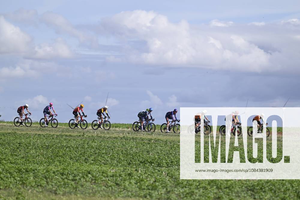 Paris Tours 2026 Cycling Race TOURS, FRANCE - OCTOBER 11 : Soderqvist Jakob (SWE) of Lidl - Trek, Bissegger Stefan (SUI) of Decathlon CMA CGM Team, Lampaert Yves (BEL) of Soudal Quick-Step, Ingebrigtsen Storm (NOR) of Uno-X Mobility, Rutsch Jonas (GER) of Lotto - Intermarche, Louvel Matis (FRA) of NSN Cycling Team, Van Den Berg Julius (NED) of Team Picnic PostNL, Calabuig Estanislao (ESP) of Caja Rural - Seguros RGA, Ourselin Paul (FRA) of Cofidis, Rasenberg Martijn (NED) of Unibet Rose Rockets, Cardis Romain (FRA) of St Michel - Preference Home - Auber93, Guglielmi Simon (FRA) of St Michel - Preference Home - Auber93 during the 120th edition of Paris Tours an UCI ProSeries 1.Pro one day cycling road race for Men Elite of 216.2 km with start in Chartres and finish in Tours on October 11, 2026 in Tours, France, 11 10 2026 ( Motordriver Guy De Vuyst - Tours France