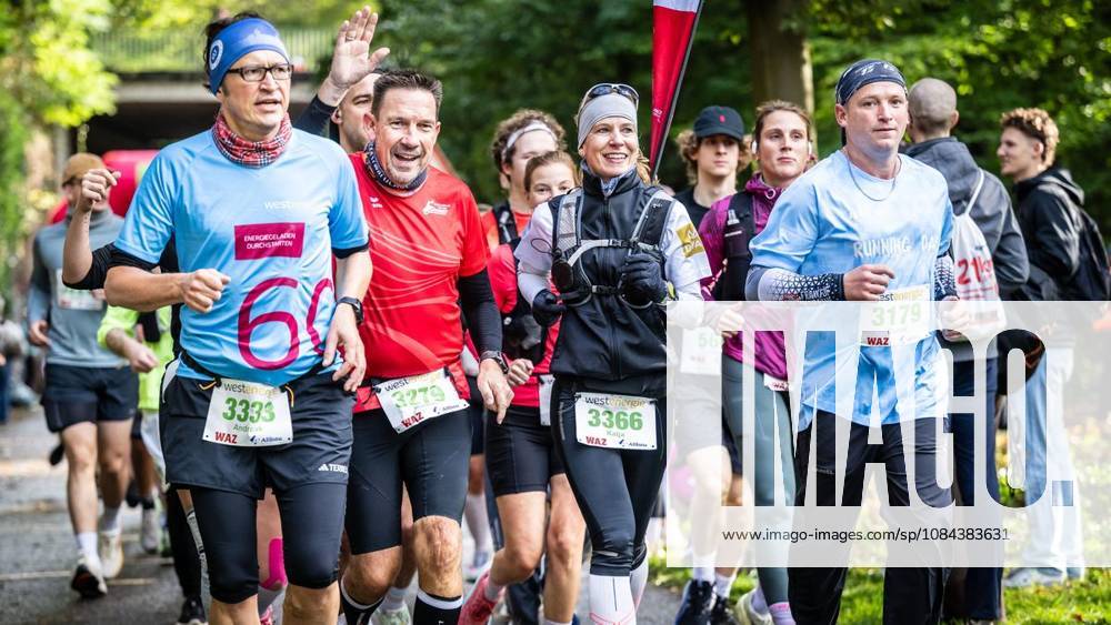 Marathon at Lake Baldeney in Essen ** FOR ** **On Sunday morning, October 11, 2026, approximately 1,200 runners will set out on a two-lap course around Lake Baldeney during the marathon. Germany, North Rhine-Westphalia, Essen. Copyright MartinxMöller