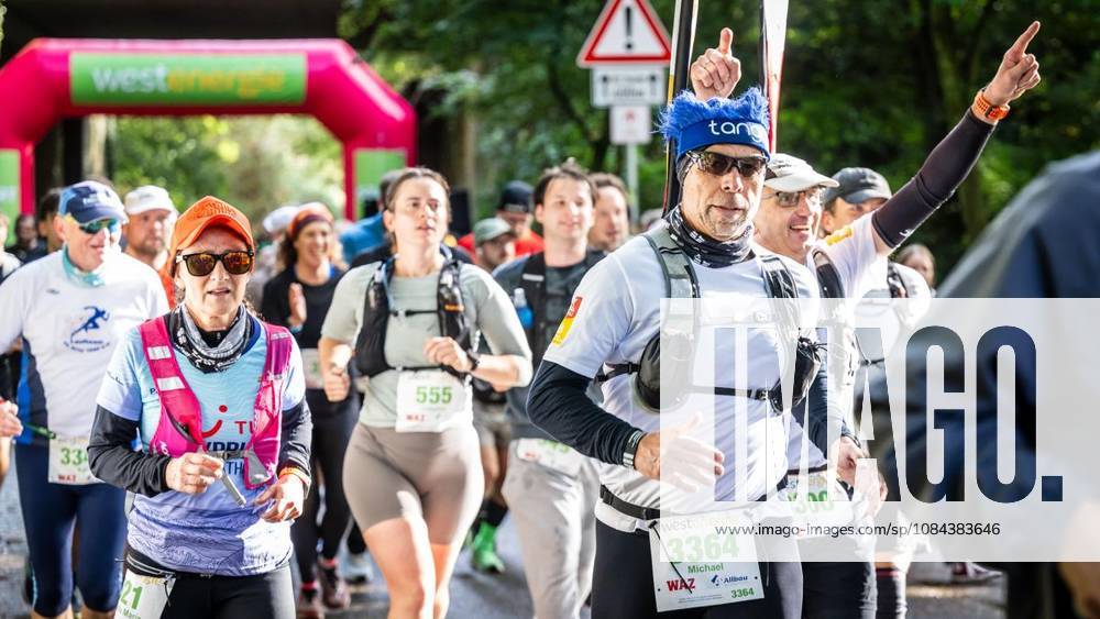 Marathon at Lake Baldeney in Essen ** FOR ** **On Sunday morning, October 11, 2026, approximately 1,200 runners will set out on a two-lap course around Lake Baldeney during the marathon. Germany, North Rhine-Westphalia, Essen. Copyright MartinxMöller