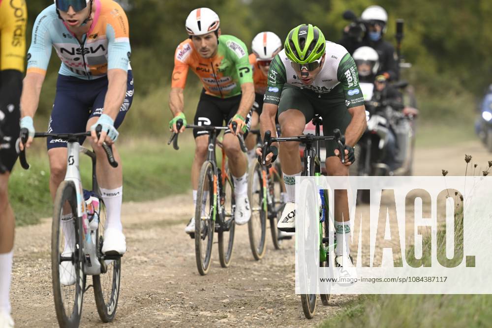 Paris Tours 2026 Cycling Race TOURS, FRANCE - OCTOBER 11 : Calabuig Estanislao (ESP) of Caja Rural - Seguros RGA during the 120th edition of Paris Tours an UCI ProSeries 1.Pro one day cycling road race for Men Elite of 216.2 km with start in Chartres and finish in Tours on October 11, 2026 in Tours, France, 11 10 2026 ( Motordriver Guy De Vuyst - Tours France
