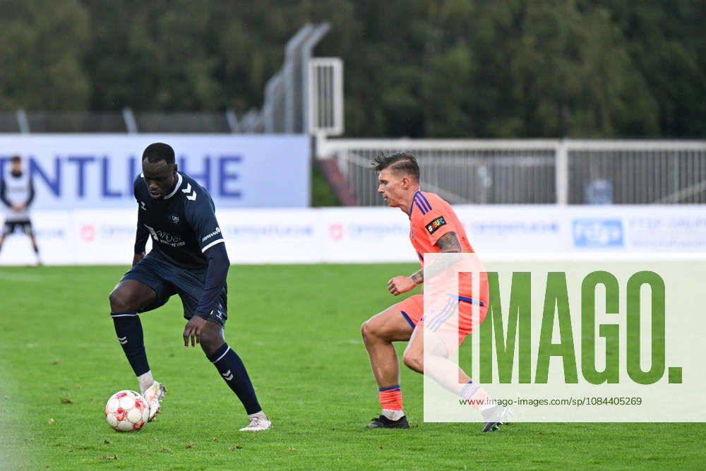 GER, Soccer, Regionalliga Nord, Matchday 13, 2026–2027 Season, Oldenburg, Marschweg Stadium, VfB Oldenburg vs. BSV Kickers Emden Anour ADAM (VfB Oldenburg) 5, Luc IHORST (BSV Kickers Emden) 14, Oldenburg, Marschweg Stadium, Lower Saxony, Germany