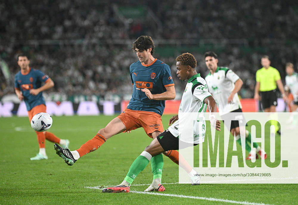 ESP LaLiga EA Sports: Racing Santander vs. Valencia CF — Hugo Duro of Valencia CF during the LaLiga EA Sports match between Racing Santander and Valencia CF, played at Campos de Sport de El Sardinero Stadium in Cantabria on October 11, 2026, in Spain — Spain Soccer