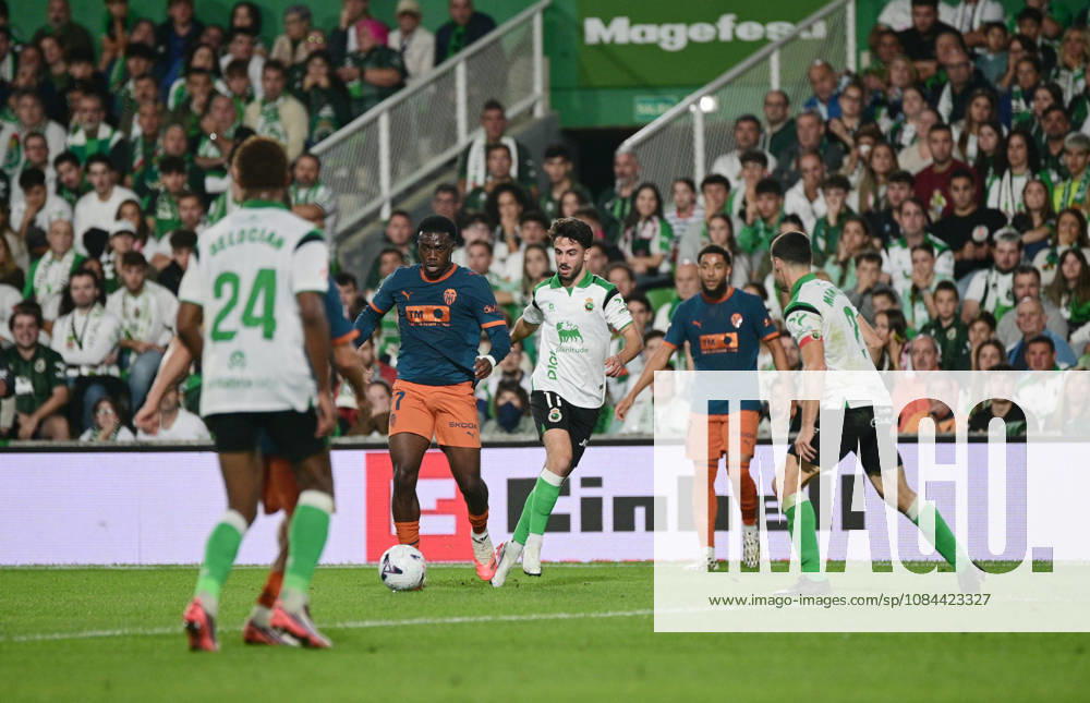 ESP LaLiga EA Sports: Racing Santander vs. Valencia CF — David Otorbi of Valencia CF during the LaLiga EA Sports match between Racing Santander and Valencia CF, played at Campos de Sport de El Sardinero Stadium in Cantabria on October 11, 2026, in Spain — Spain Soccer