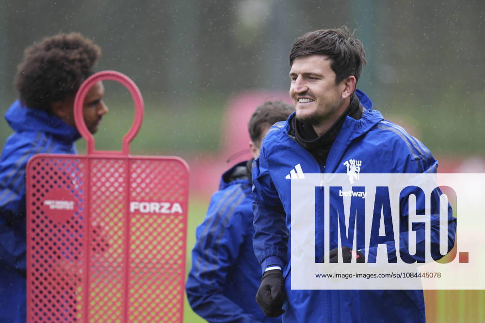 Manchester United, ManU Training, Champions League Harry Maguire of Manchester United during the Manchester United Training Session at Carrington Training Centre, ahead of the UEFA Champions League Matchday 2 v Atletico Madrid, Manchester, England on 12 October 2026 Credit: Steve Flynn Every Second Media Editorial use only. All images are copyright Every Second Media Limited. No images may be reproduced without prior permission.