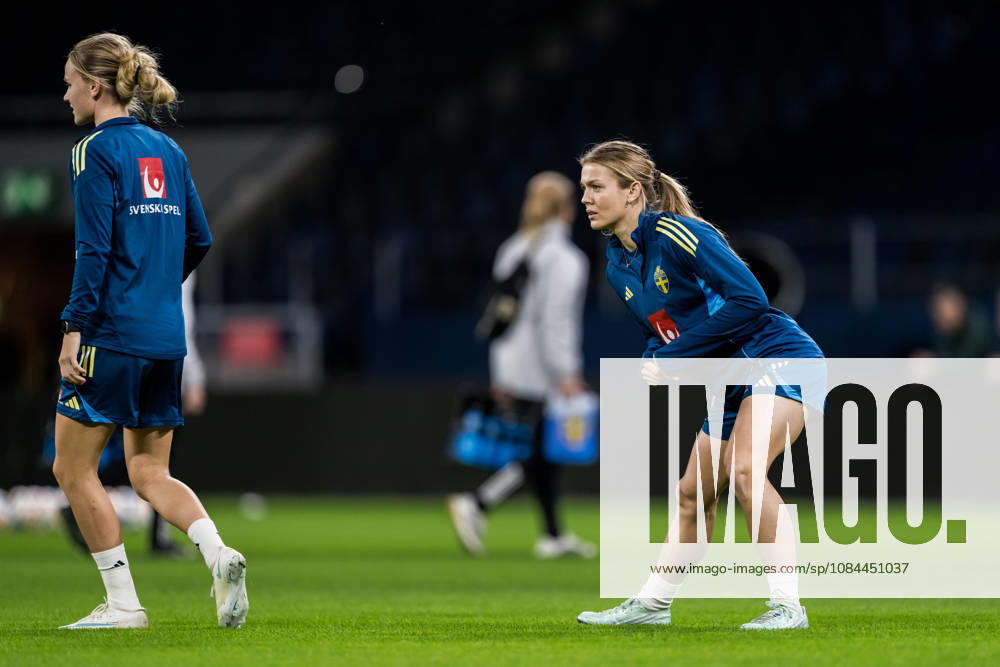 Beata Olsson of the Swedish women’s national soccer team during a training session on October 12, 2026 in Stockholm. Photo by Emma Wallskog, BILDBYRAN, code EW JZ0768. soccer, football, soccer, World Cup qualifiers, FIFA Women’s World Cup qualifiers, training, Sweden, women’s soccer, BBENG