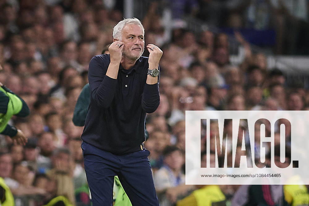 REAL MADRID CF v VILLARREAL CF. LA LIGA 2026 2027. ROUND 8. Real Madrid CFs coach Jose Mourinho dejected during La Liga match. October 10 ,2026. (ALTERPHOTOS Ropero) MadridSpain