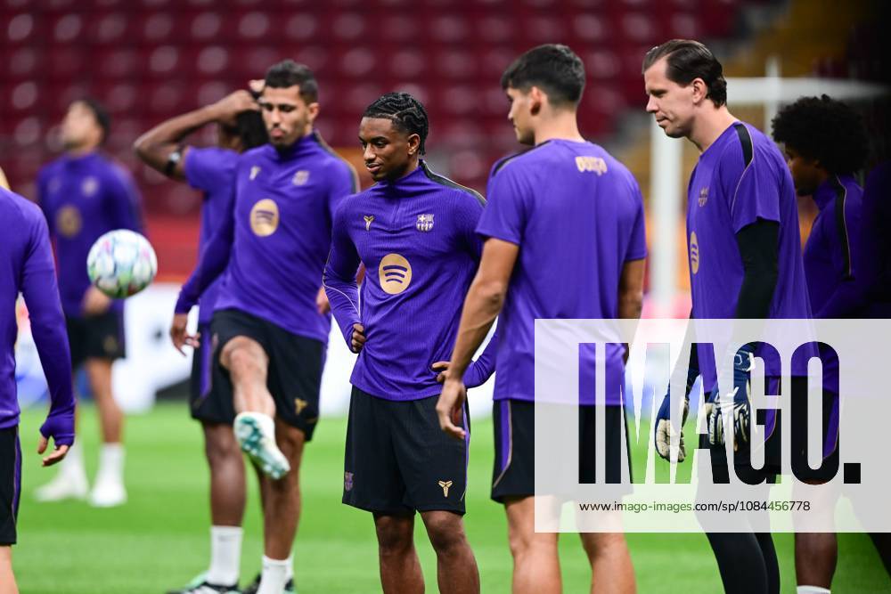 Barcelona complete preparations for Champions League clash with Galatasaray in Istanbul ISTANBUL, TURKIYE - OCTOBER 12: Barcelona players take part in a training session at RAMS Park as they complete preparations for their UEFA Champions League Week 2 match against Galatasaray, on October 12, 2026 in Istanbul, Turkiye. The session was led by head coach Hansi Flick, with the opening 15 minutes made available to members of the media ahead of the match. Cem Tekkesinoglu Anadolu Istanbul Turkey. Editorial use only. Please get in touch for any other usage.