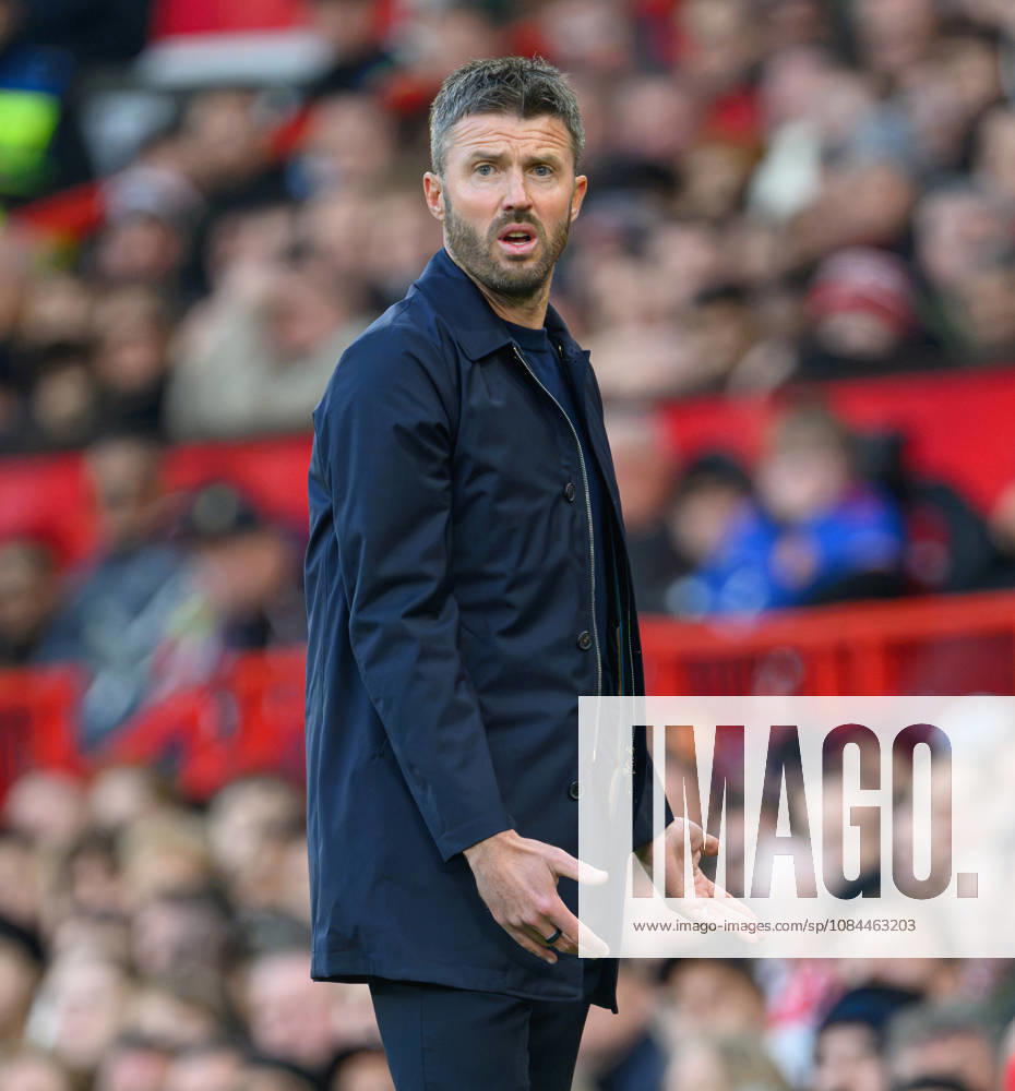 Manchester United, ManU v Tottenham Hotspur - Premier League League - Old Trafford - Manchester. Manchester United v Tottenham Hotspur - Premier League League - Old Trafford - Manchester. Manchester United Manager Michael Carrick. Picture : Mark Pain MANCHESTER England