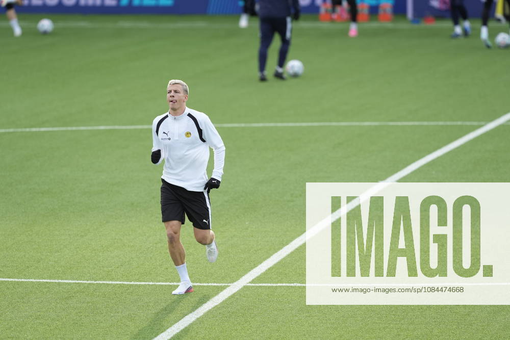 Soccer, Champions League 2026–2027, Bodo Glimt, Borussia Dortmund, Bodo 20261013, Bodo Glimt training at Aspmyra Stadium, the day of the Champions League match between Bodo Glimt and Borussia Dortmund. Photo: Terje Pedersen, NTB, Bodo, Norway. . RESTRICTED USE FOR BETTING COMPANIES.
