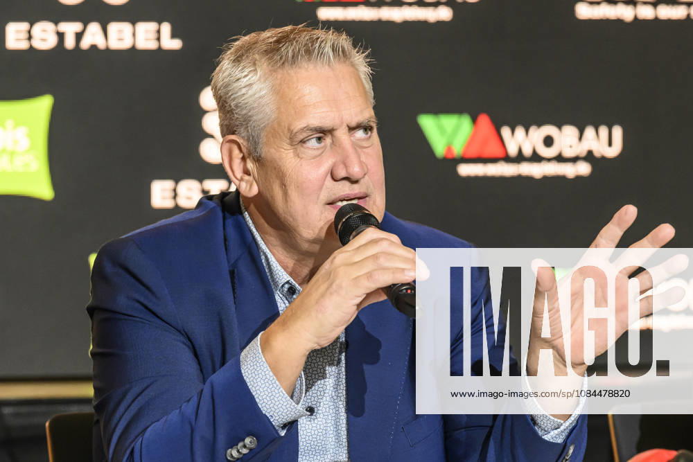 Pictured, from left: Ulf Steinforth – SES Promoter, GER, Magdeburg, SES, First press conference ahead of the SES Boxing Gala on Saturday, November 14, 2026, Messe Magdeburg, October 13, 2026,