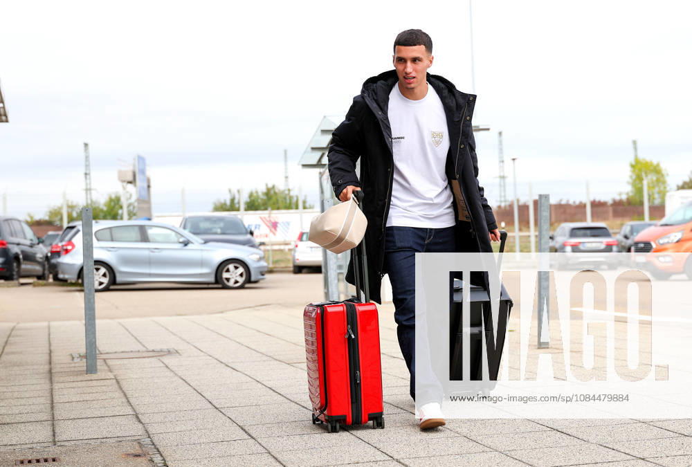 Stuttgart, Soccer, UEFA Champions League, 2026–2027 season, VfB Stuttgart flies to Bratislava, departure, Bilal El Khannous