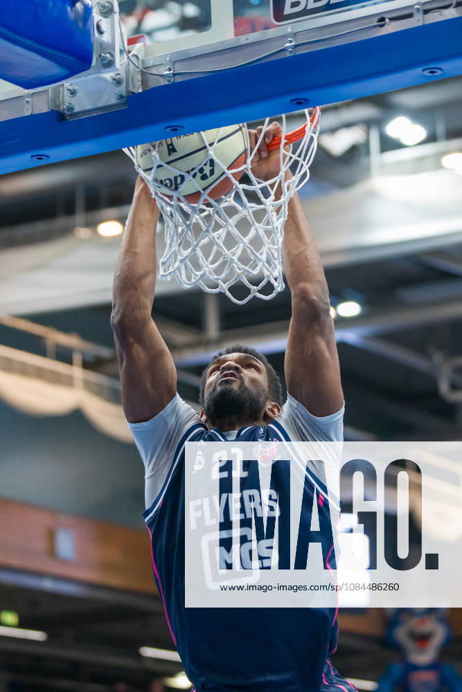Marcus Delpeche Bristol, 21, Syntainics MBC vs. Bristol Flyers, European North Basketball League (ENBL), 2026–27, Germany, United Kingdom, October 13, 2026, Weissenfels Stadthalle, Saxony-Anhalt, Germany