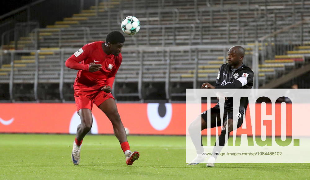 Men s, Soccer, 2026–2027 Season, 3rd Division, Matchday 9: TSV Havelse vs. FC Würzburger Kickers; from left: Kwasi Wriedt (TSV Havelse), David Kinsombi (FC Würzburger Kickers); Eilenriedestadion, Hanover, Lower Saxony, Germany