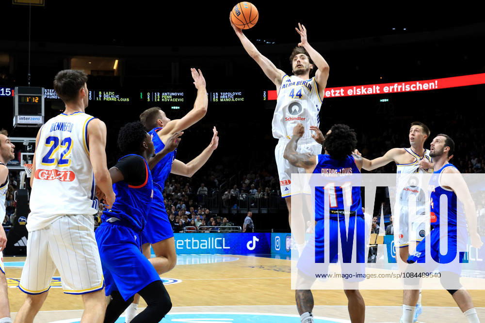 Germany, GER, DEU, Basketball, Champions League (BCL), Day 1, 2026–2027 Season, Berlin, ALBA Berlin vs. Igokea JULIUS BOEHMER ALBA Berlin 44 nordphoto GmbH Engler Berlin Uber Arena Berlin Germany